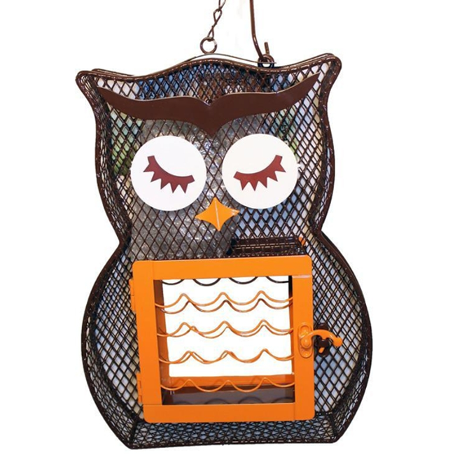 Suet 'N Seed Feeder Owl