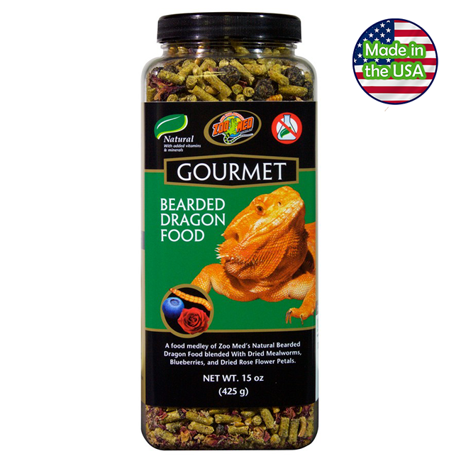 Zoo Med Gourmet Bearded Dragon Food 15 oz
