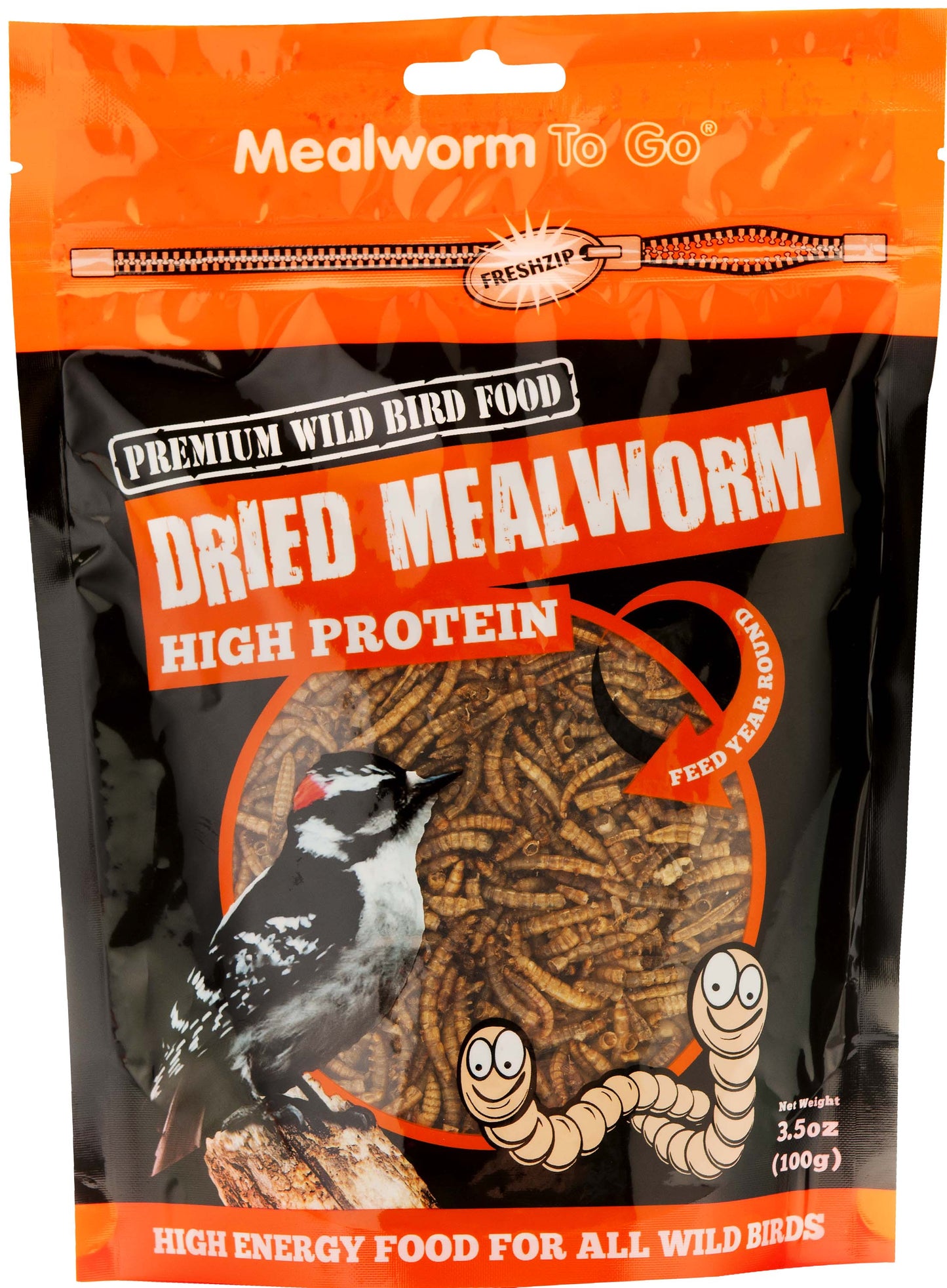 Mealworm To Go® Ziplock Pack