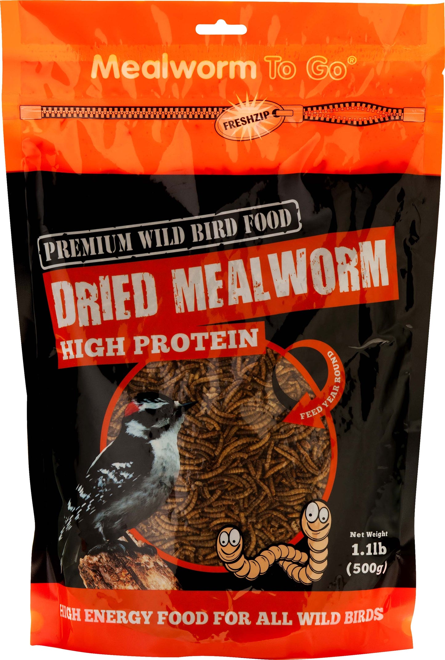 Mealworm To Go® Ziplock Pack