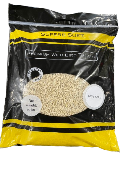 Superb Suet® Mealworm 15 lbs. Resealable Bag
