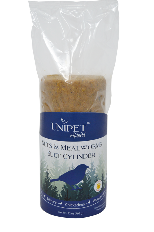 Unipet™ Wild Bird - No Melt Nuts & Mealworm Cylinder