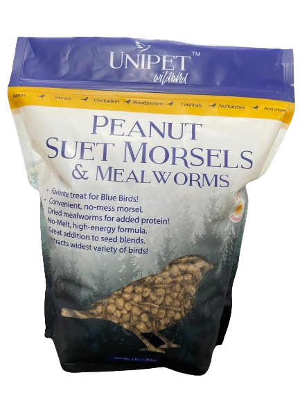 Peanut Suet Morsels with Mealworms 3 pounds