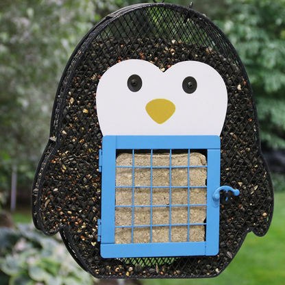 Suet 'N Seed Feeder Penguin