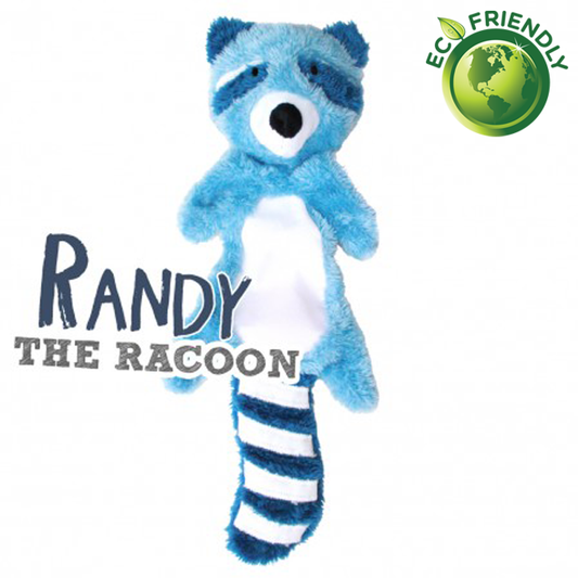 BecoPets Stuffing Free Racoon Toy