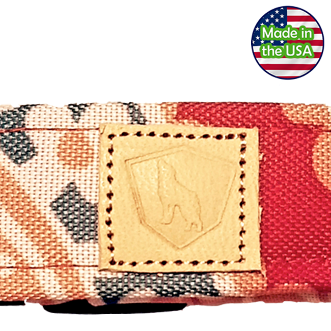 Alpha Pack Unleashed Waterproof Dog Collar - Coral Reef Large