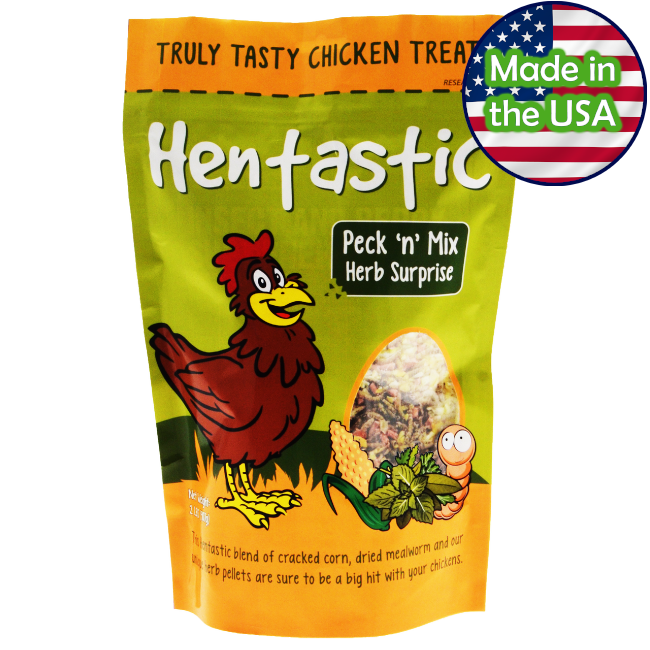 Hentastic® Peck 'n' Mix Herb Surprise with Corn, Suet, and Mealworm