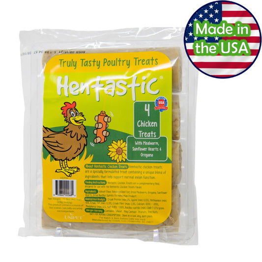 Hentastic® Chicken Treats with Mealworm, Sunflower Hearts, and Oregano with Probiotics