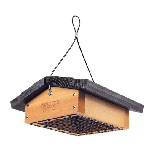 Upside-Down Suet Feeder - Premium Cedar