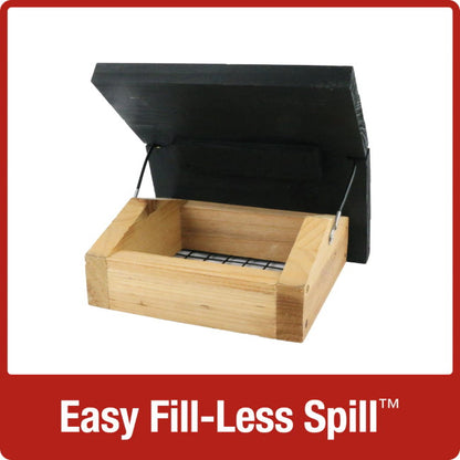 Upside-Down Suet Feeder - Premium Cedar