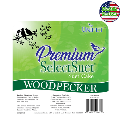Premium SelectSuet - Woodpecker Suet Cake