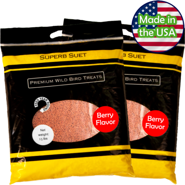 Superb Suet® Berry 2 x 15 lbs. Resealable Bags
